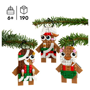 Lego Gingerbread Ornaments 40642